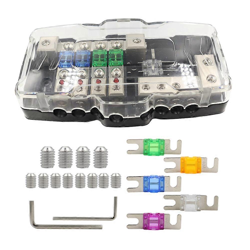 Fuse Holder Battery Terminal Distribution Block for Car Use 1Set Fused Distribution Block