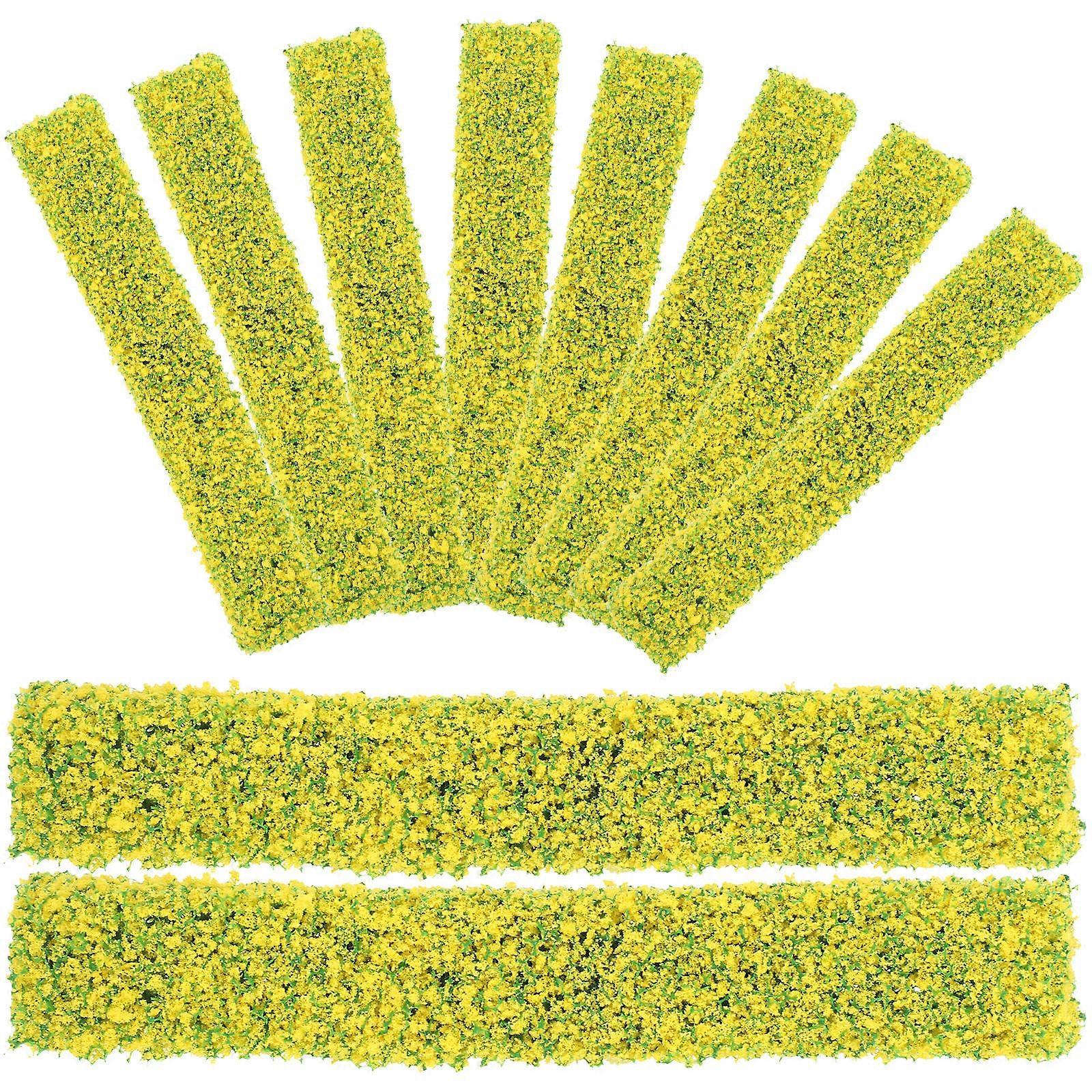 40 Pcs Miniature Flower Cluster Arrangements Light Green Decoration For Architecture Models And Garden Themes
