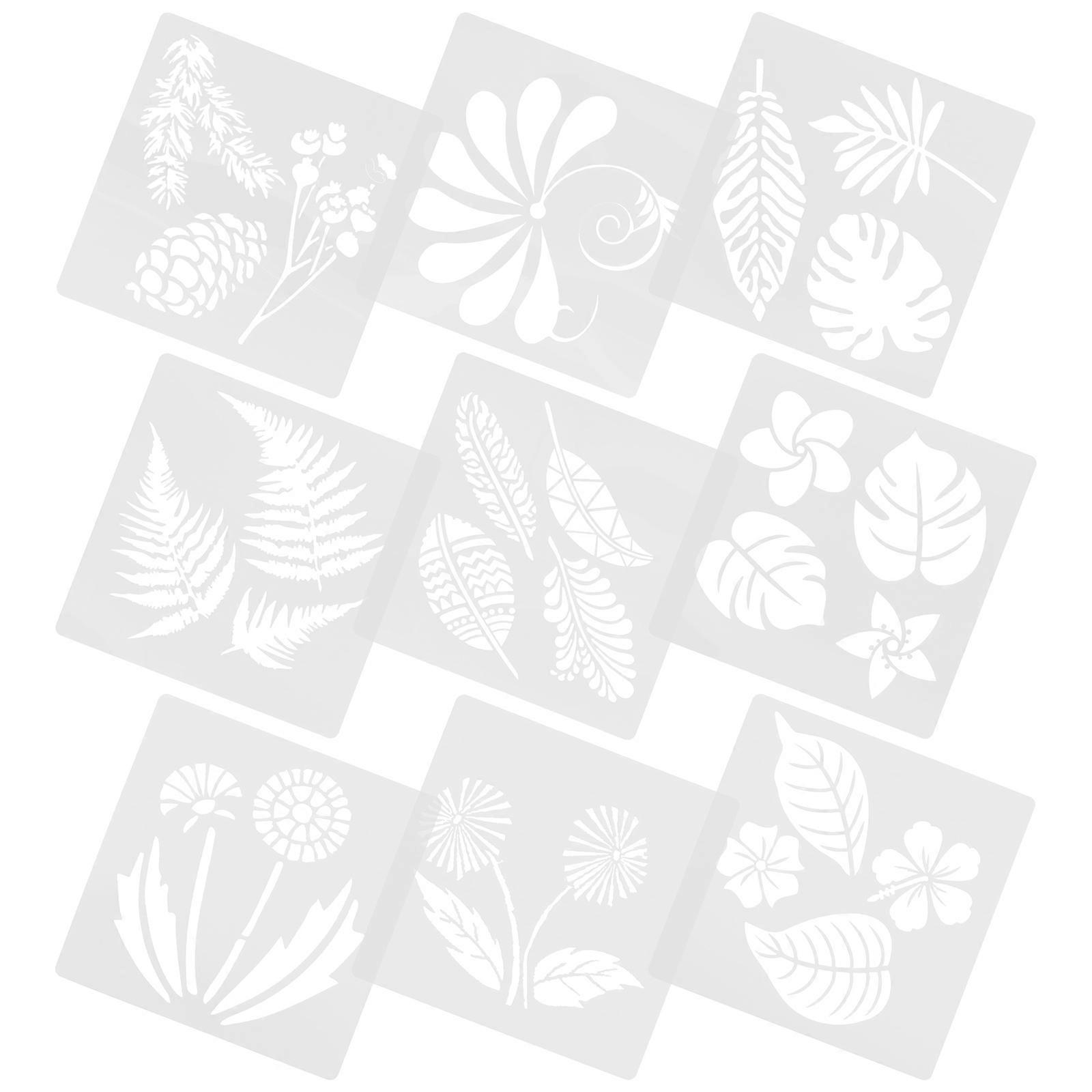 DIY Painting Stencils for Crafts Patterns 27Pcs