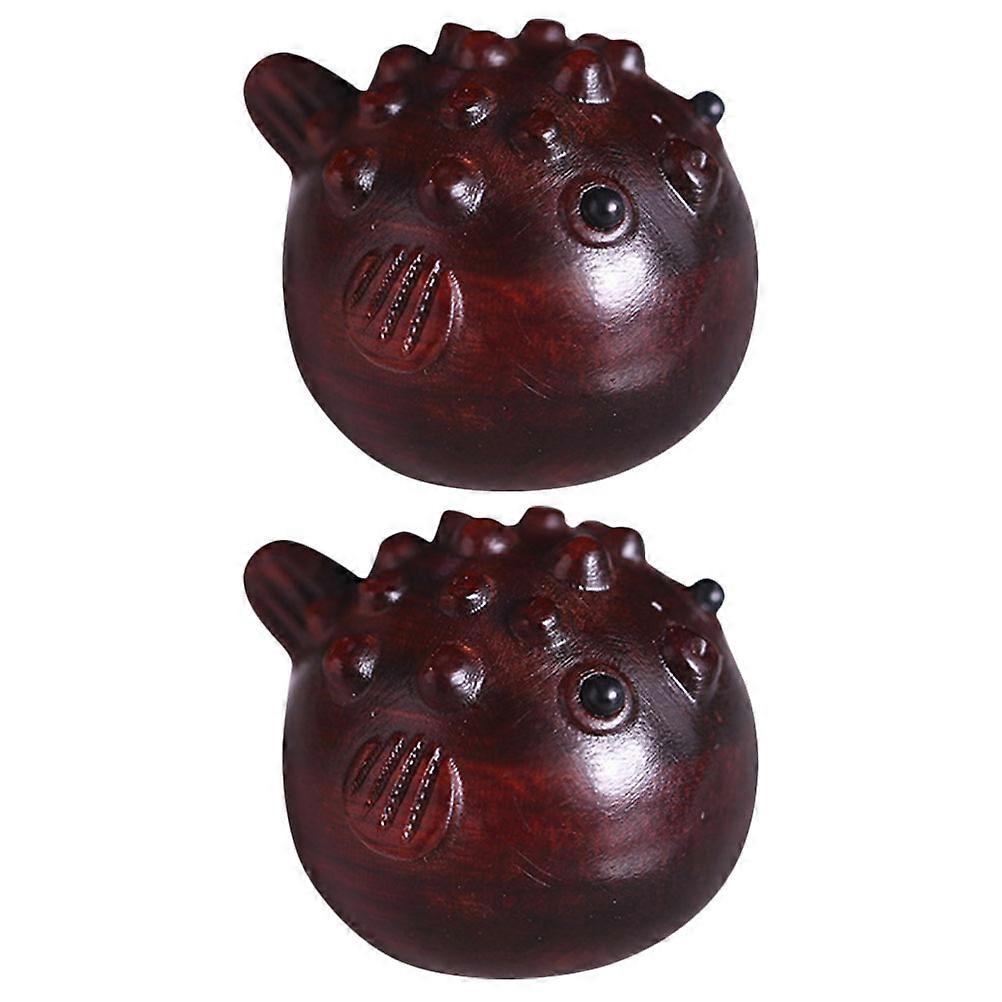 Decorative Wooden Globefish For Desk And Room Usage Ideal Home Gift Item Made With 10Pcs