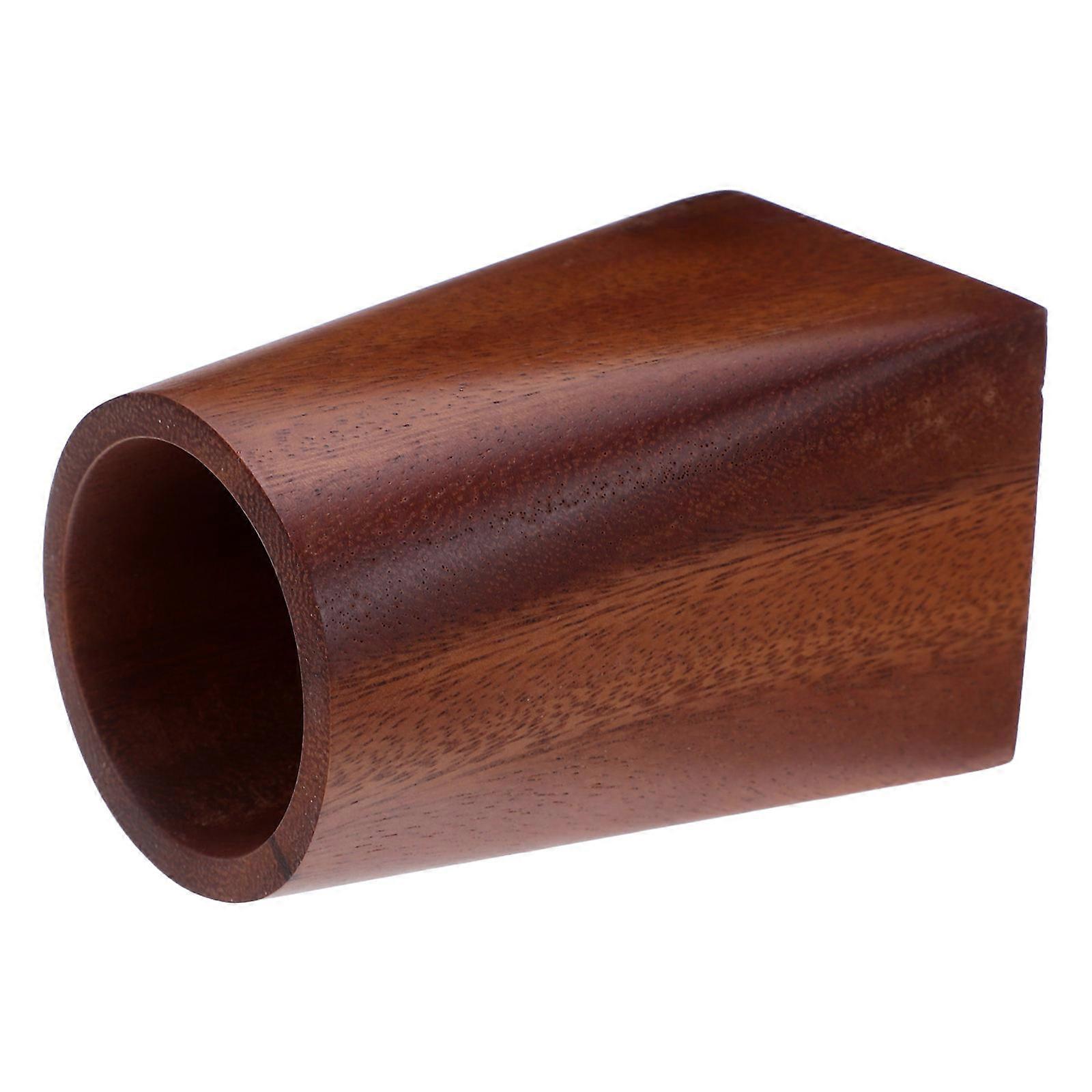 Wood Walnut Pen Container for Storage Use 3Pcs Desk Makeup Brush Holder