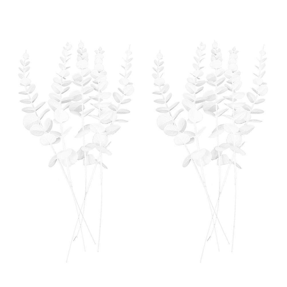 Vase Decors Fake Eucalyptus Decors for Decoration Use 32Pcs