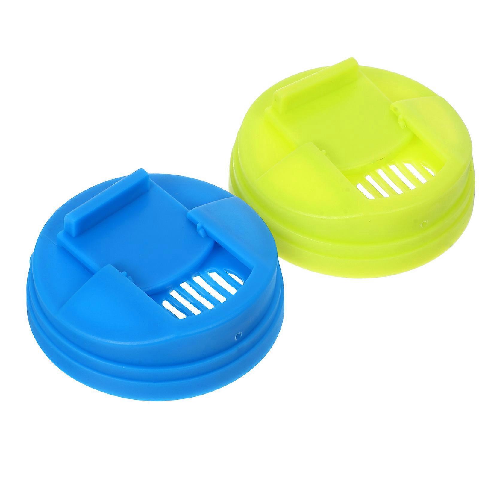 Practical Can Lids 4Pcs Press Type Sprayproof Can Covers for Household
