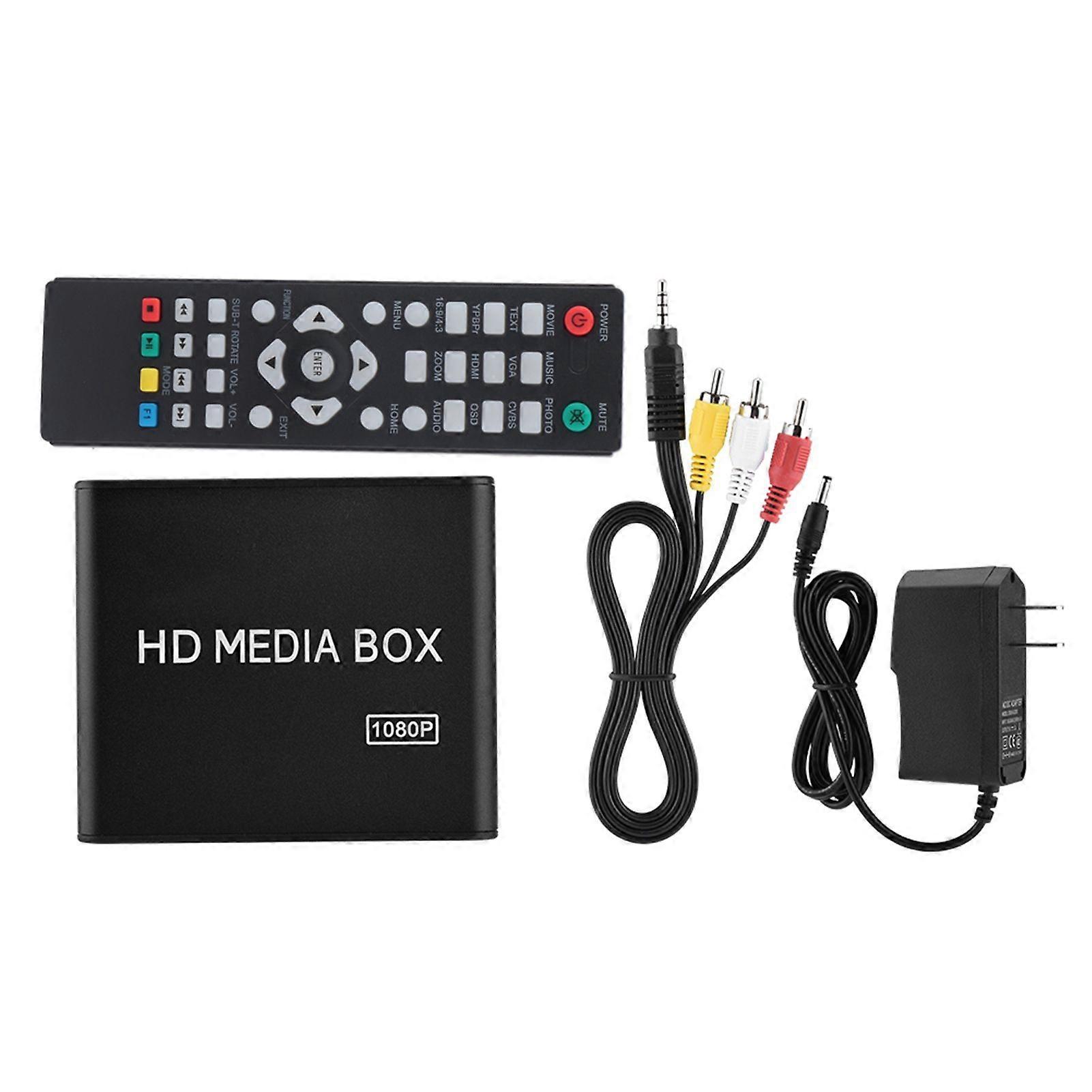 Stereo Surrounding Media Player Center 1080P AV/YPrPb/HDMI Output HDMI Media Player -