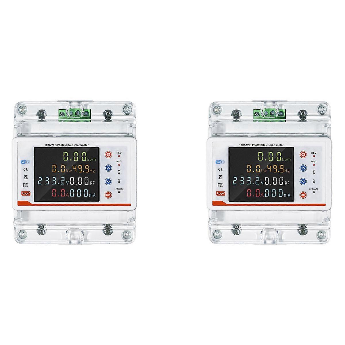 Tuya WiFi Single Phase 4P Intelligent Circuit Breaker