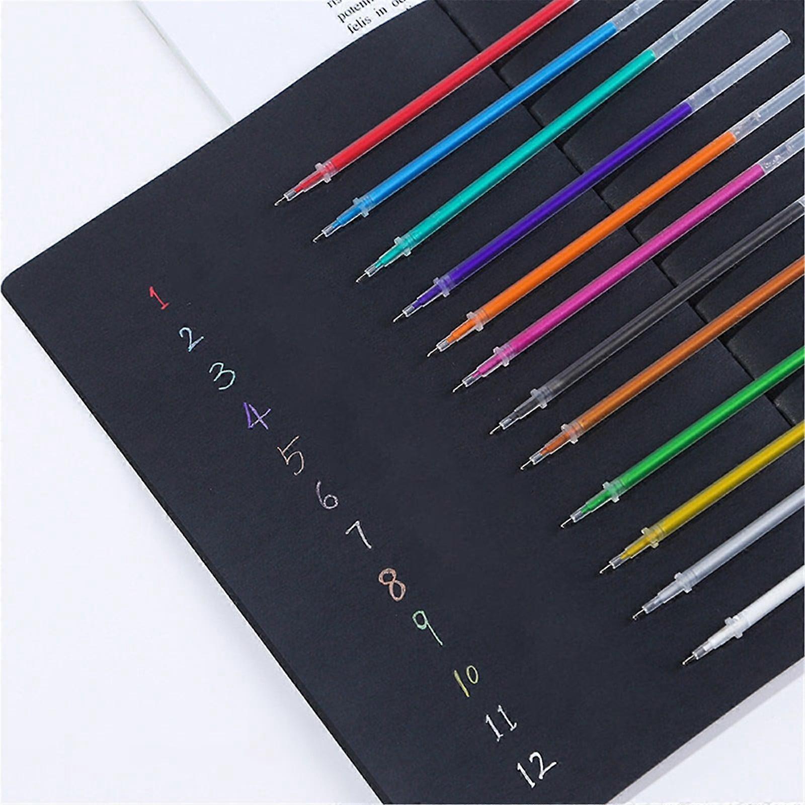 Clearance 100Pcs Random Color Glitter Gel Pens 0.8mm Medium Point 10ml - Smooth Writing for Crafting, Doodling, Coloring Books