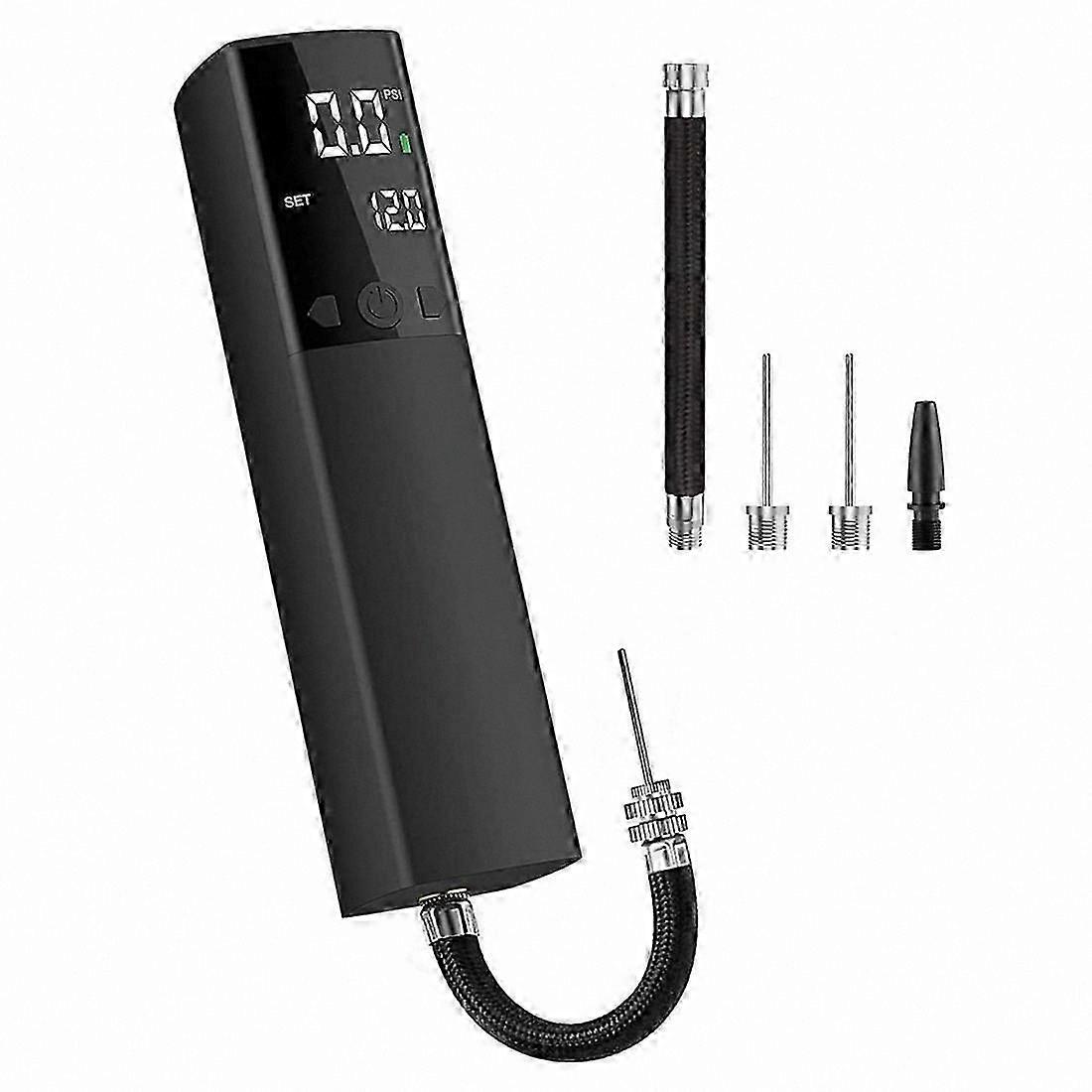 Portable Electric Air Pump with Precise Pressure Gauge for Quick Ball Inflation