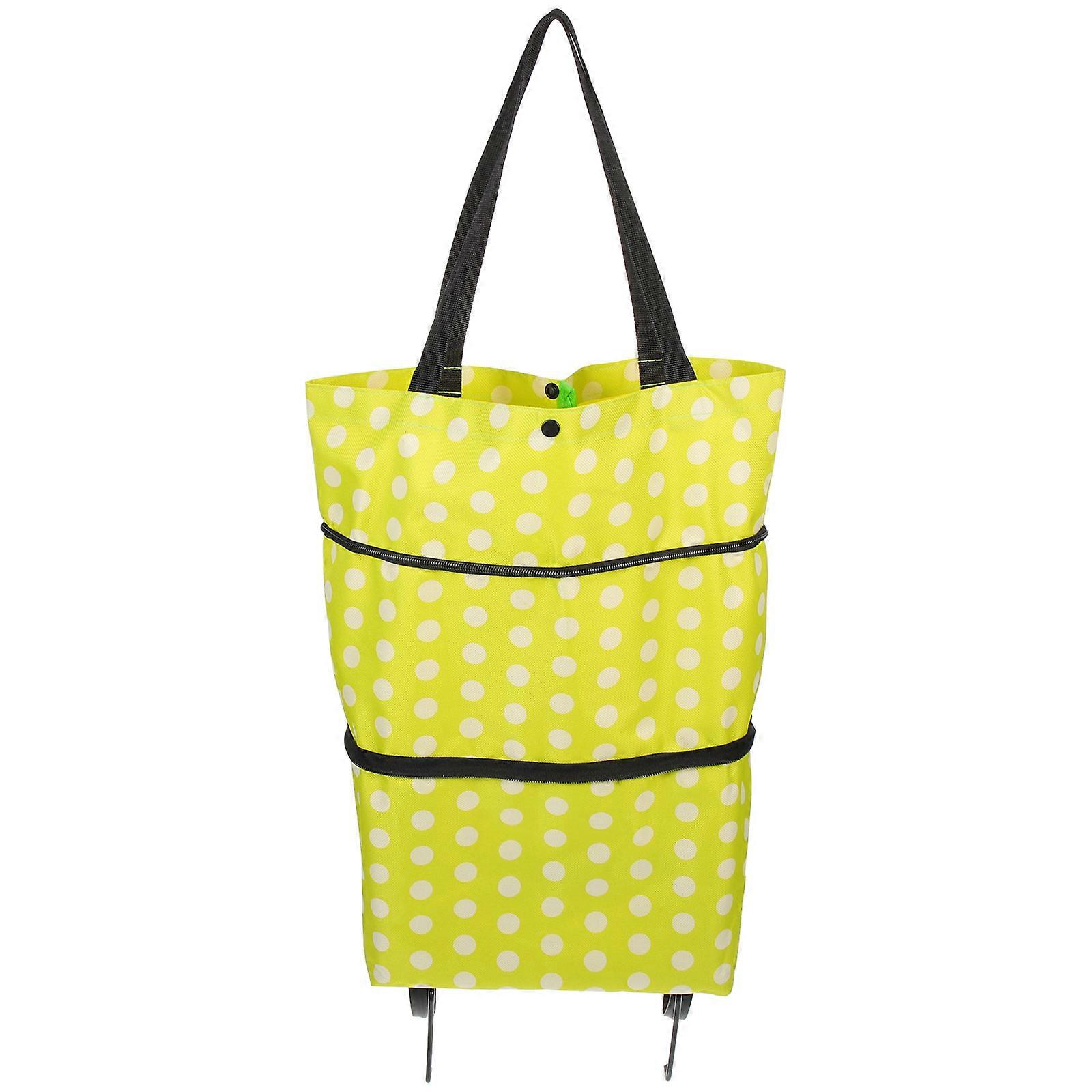 Reusable Folding Grocery Trolley Shopping Bag for Storage 4Pcs