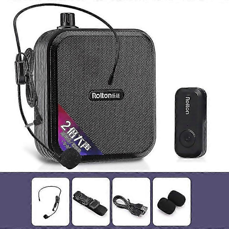 For Rolton K600 74v Bluetooth Wireless Audio Speaker Megaphone Voice Amplifier With Transmitter