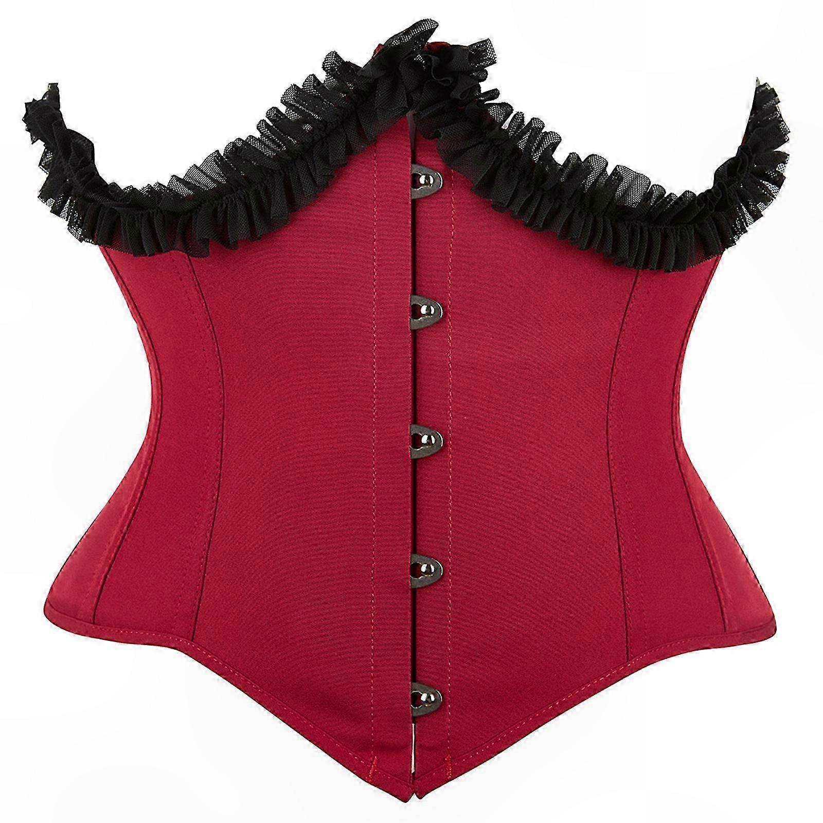 Dark Green Shapewear Corset for Stage Dance Performances XXL