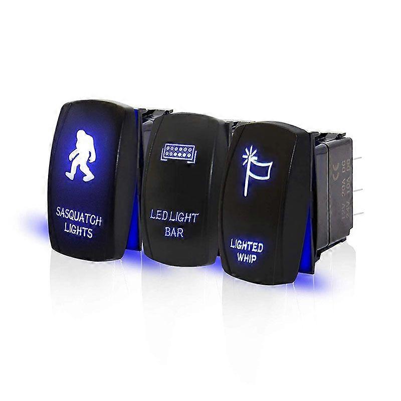 Wippschalter LED-Lichtleiste Sasquatch-Lichter beleuchteter Peitschenschalter für ATV X3 RZR Boot SUV