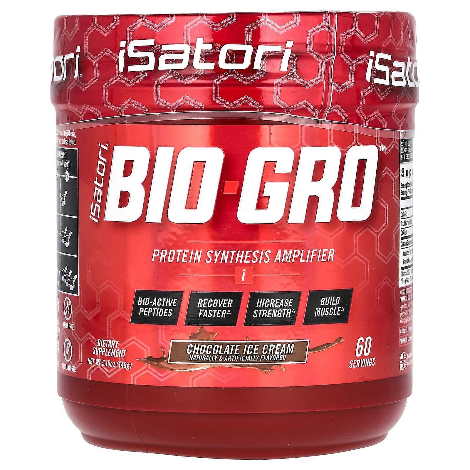 Bio-Gro, Protein Synthesis Amplifier, Chocolate Ice Cream, 5.15 oz (146 g)