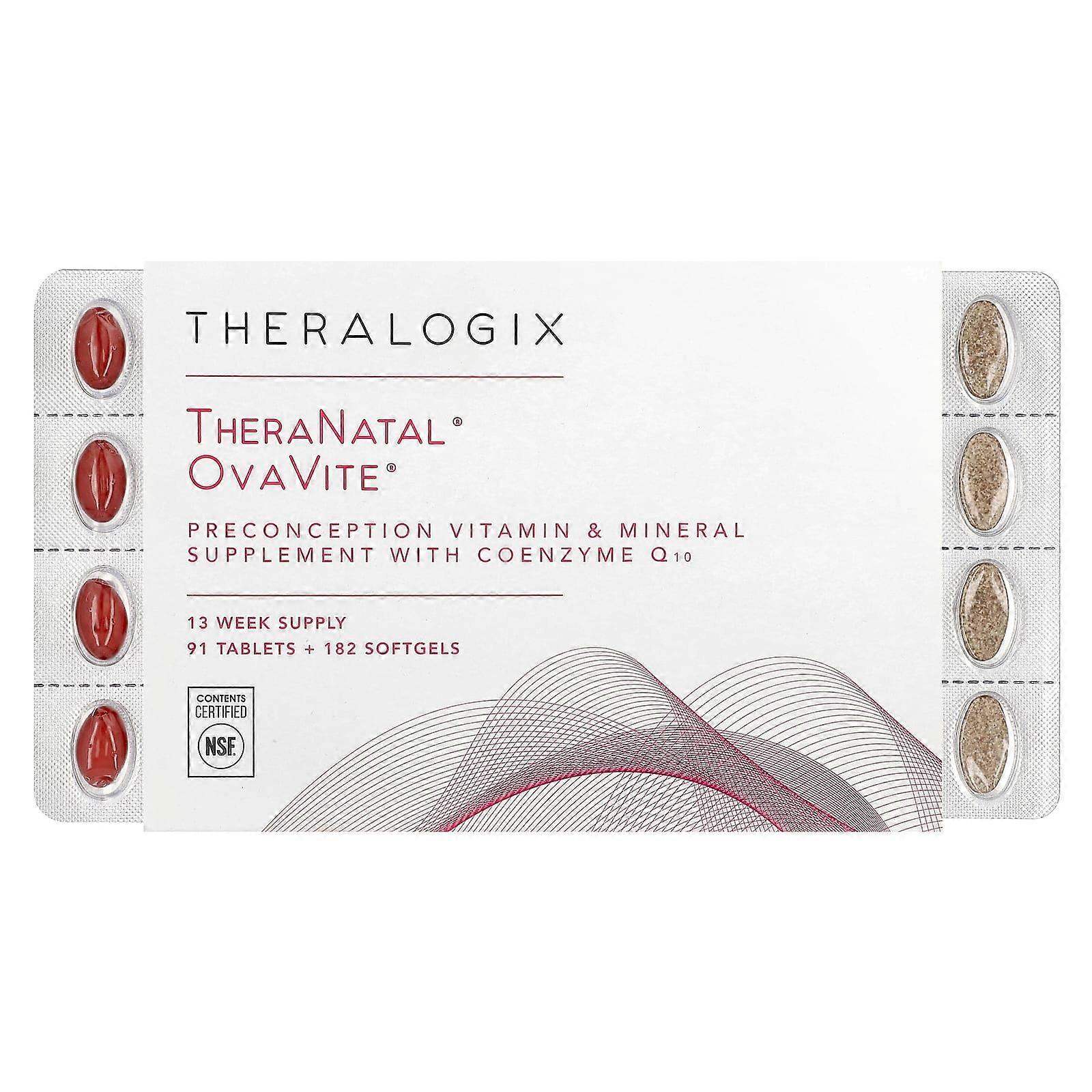 TheraNatal, OvaVite, 91 Tablets + 182 Softgels