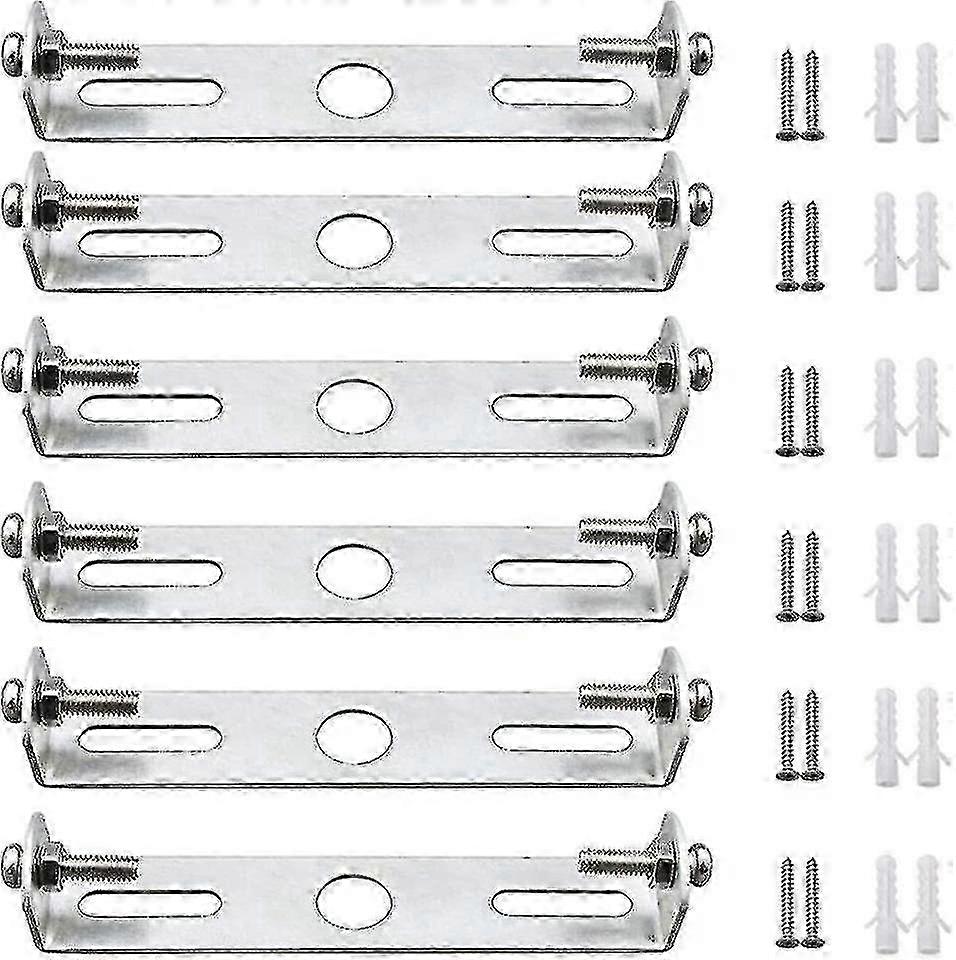 6 Pieces Ceiling Light Fixture Bracket Ceiling Light Plate Holder Ceiling Lamp Plates 95mm With Screws Ceiling Accessories Lighting