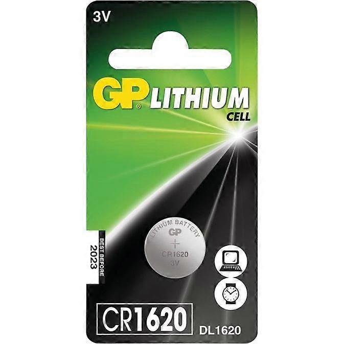 gp cr1620 litiumknappcellsbatteri