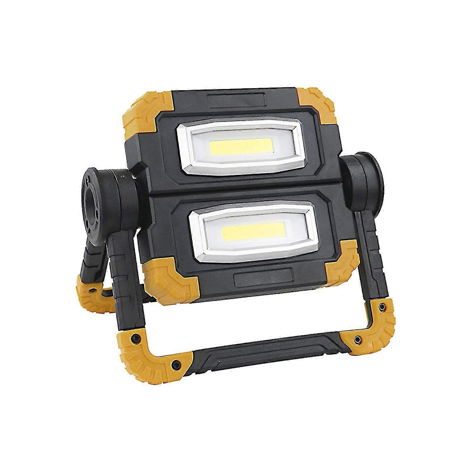 LED Work Light Compact Size High Lumens with Rotation Stand Mini Foldable LED Torchlight Work Light with Bracket Camping Supplies 25-26s