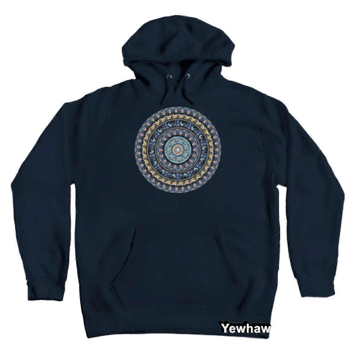 Frenchie Yoga Medallion Hoodie