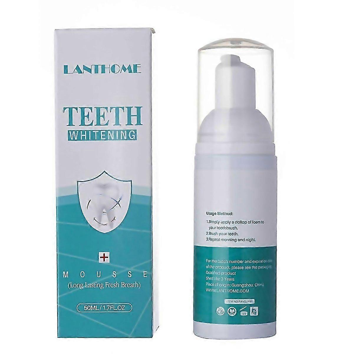 For Teeth Whitening Foam Toothpaste Stain Removal Teeth Deep Cleansing Mousse