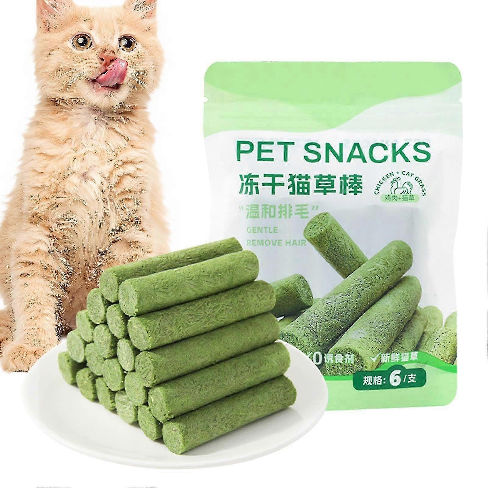 Cat Grass Snack Cat Grass Sticks Catnip Snacks for Cats Cat Grass Teething Stick