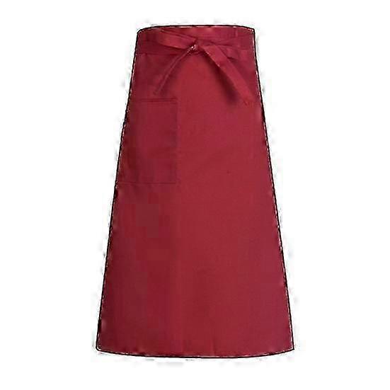Half Apron with Pockets for Server Chef Unisex Uniform Bistro Cafe Apron Professional