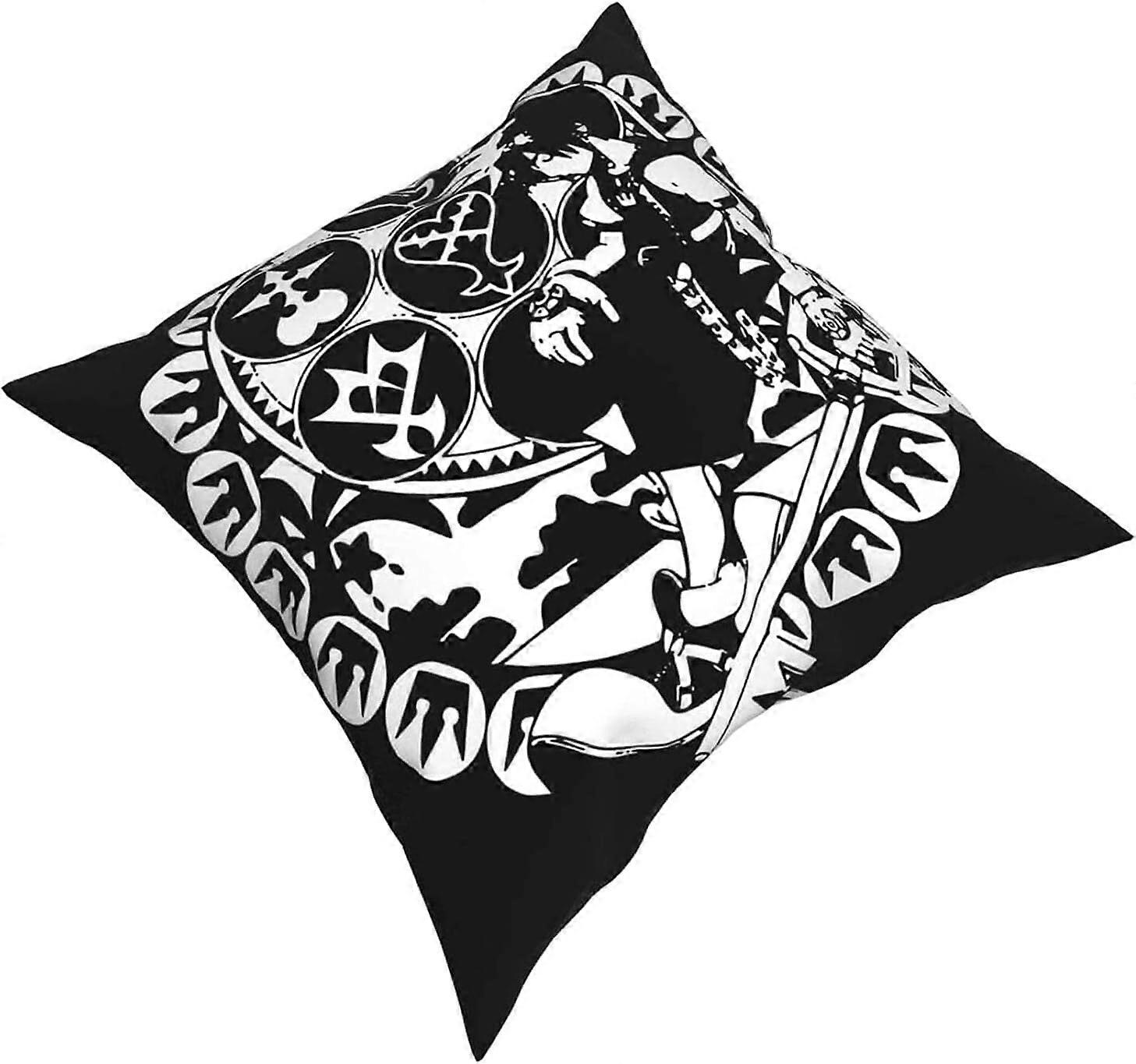 y340ソラキーブレードマスタータペストリー枕カバーファッションスクエア枕カバークッションカバー装飾スロー枕カバー18×18インチ45×45センチメートル - TB1840 i