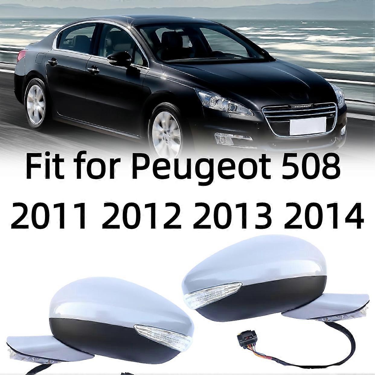 Applicable to CAPQX For Peugeot 508 2011-2018 Side Rear View Mirror Rearview Mirror Reversing Mirrior Assembly Manual or Electric