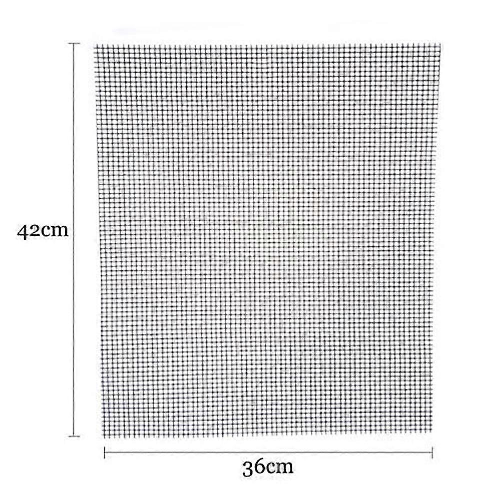 Hariumiu High Temperature Resistant Non Stick Surface BBQ Mesh Grill Mat Barbecue Pad-Square 36*42cm