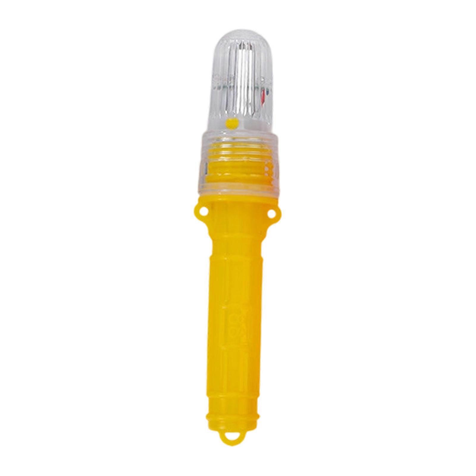 LED Fishing Lamp Boats Marine Signal Light Positioning Flashing Light Fishing Net Warning Light  Yellow