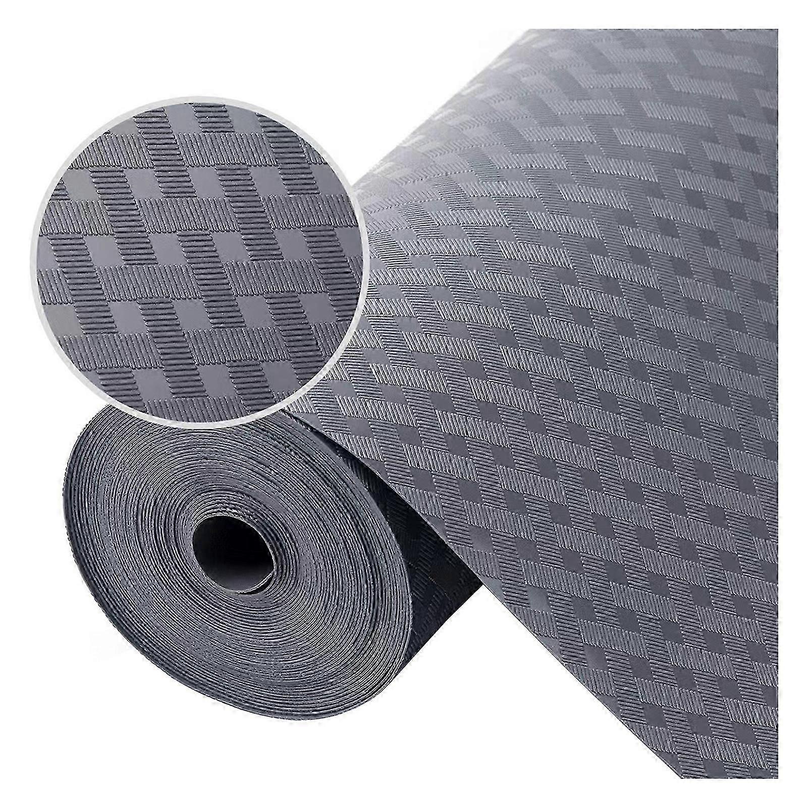 Icke-vidhäftande hyllfoder Skydd för köksskåp Livsmedelssäker Lätt att skära och rengöra Halkfri Vattentät lådfoder Skyddar ytor Skåpfoder