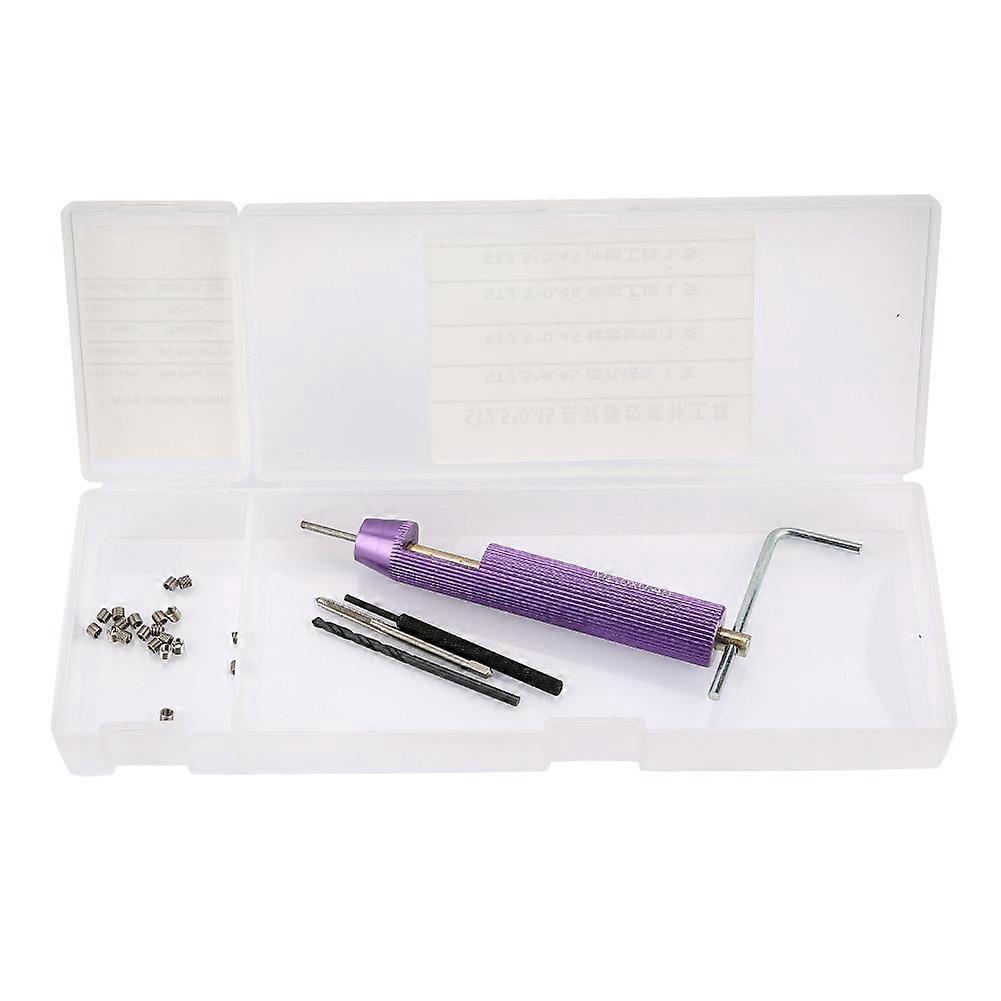 M2.5*0.45 Screw Threaded Inserts Repair Tool Set Wire Insert Installation Kit