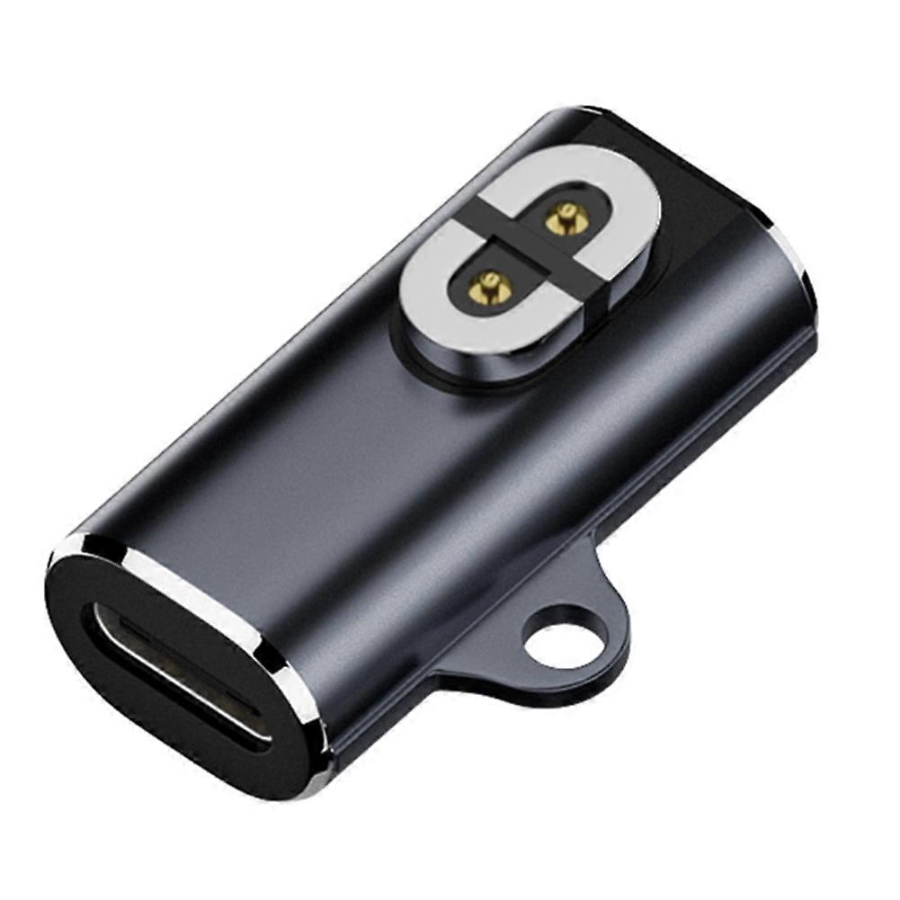 jixopn USB C to Magnetic Adapter 90° Bend for iOS, Compatible with AfterShokz OpenRun Air/Pro/Aeropex AS800 S803 Bone Conduction Headphones