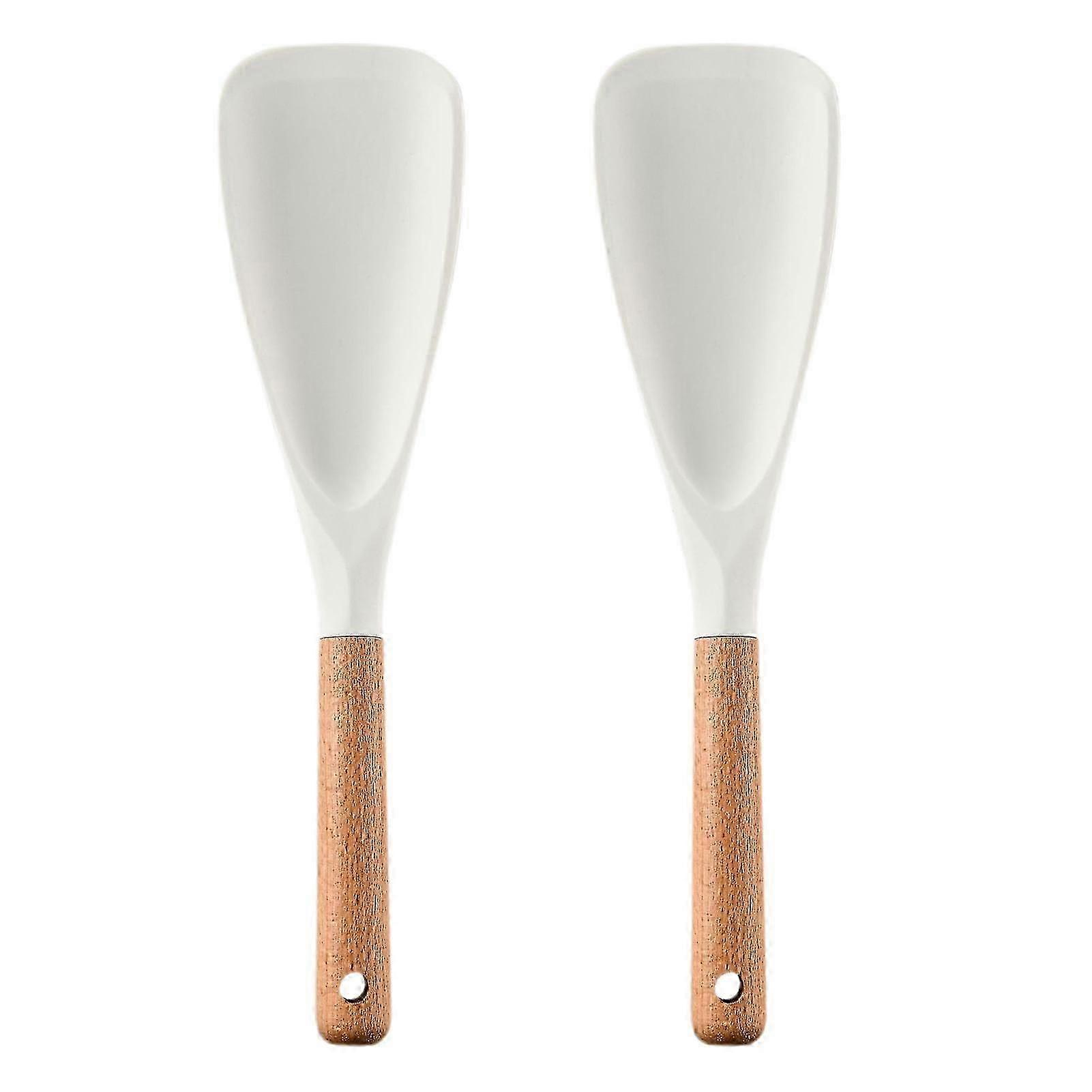 Multi-function Silicone Spatula Spoon 2025, 2pcs Kitchen Cooking Utensils
