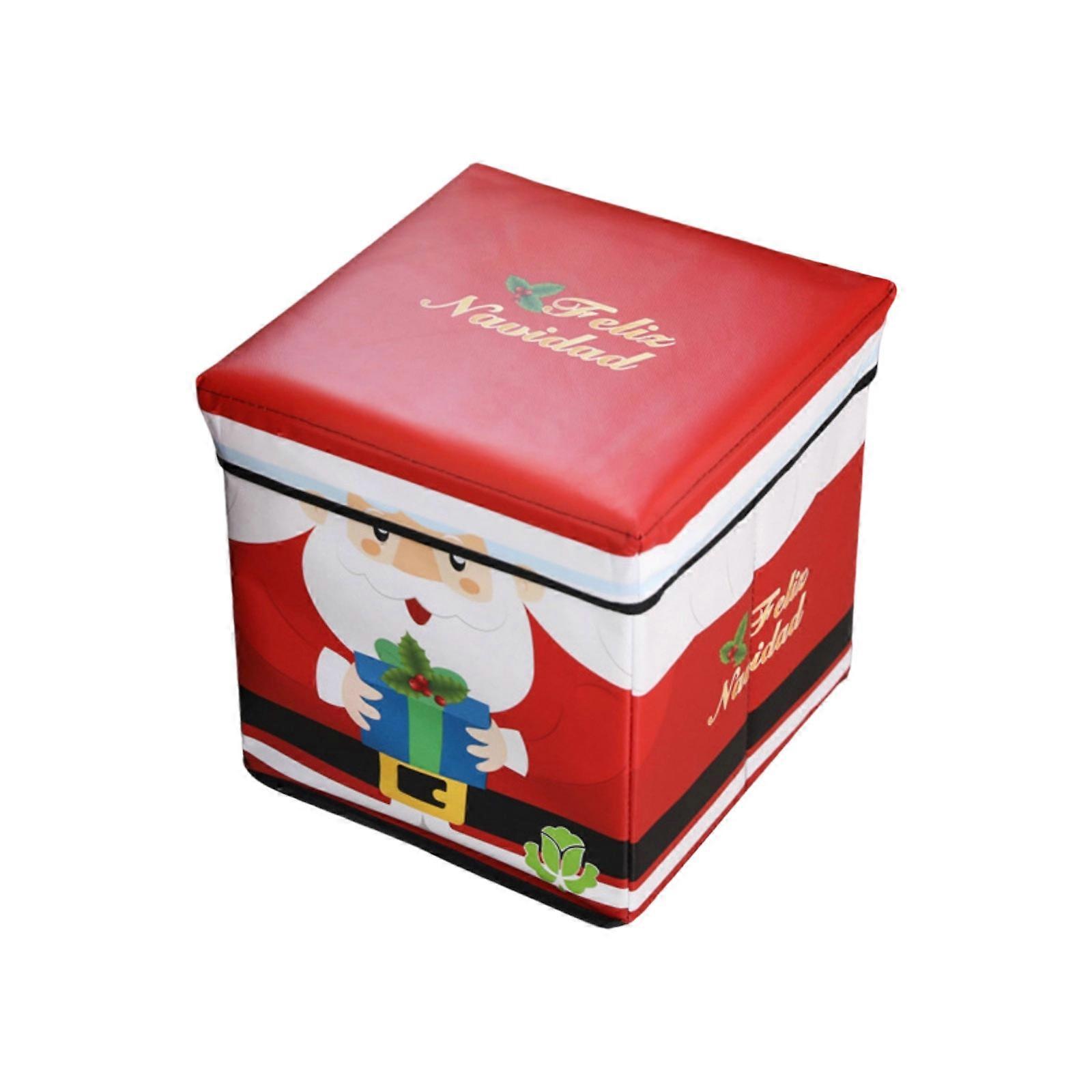 Foldable Storage Box for Christmas Decorations and Small Space Organization Multicolor