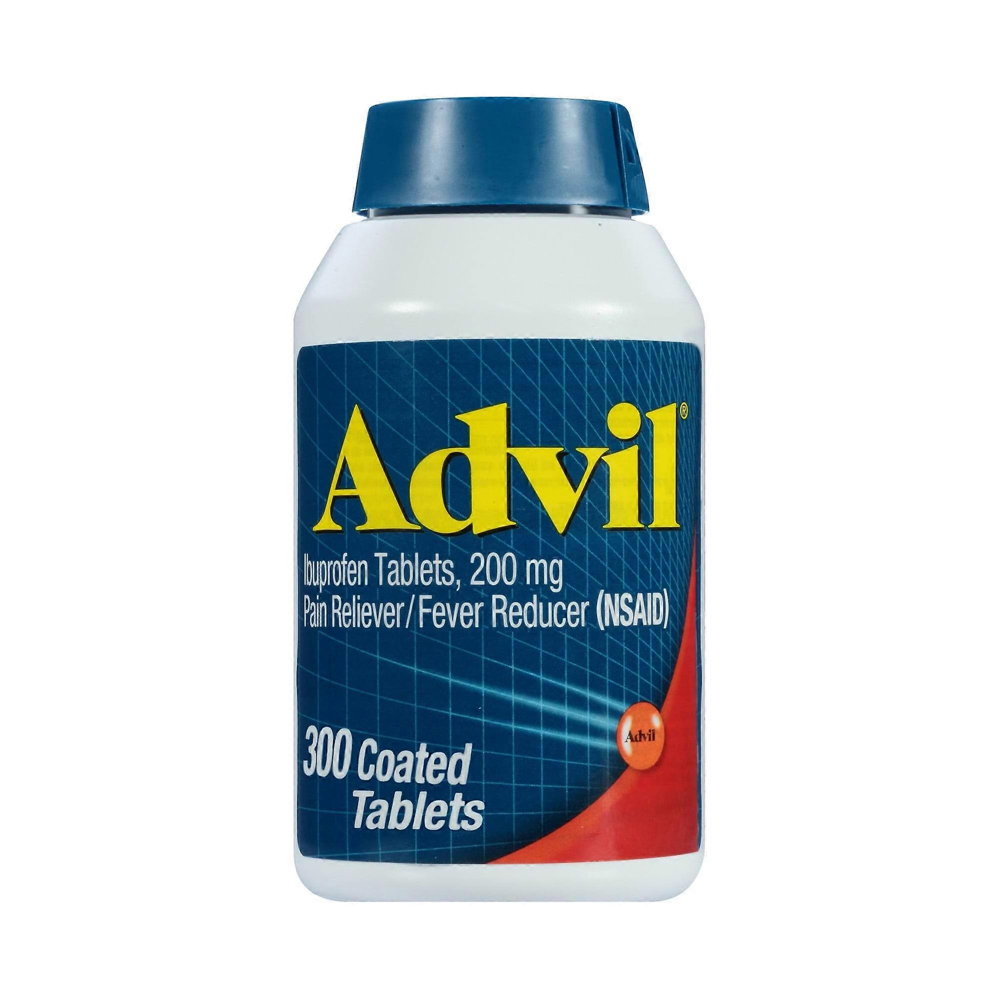 Advil Pain Reliever And Fever Reducer Coated Tablets, 300 Ea
