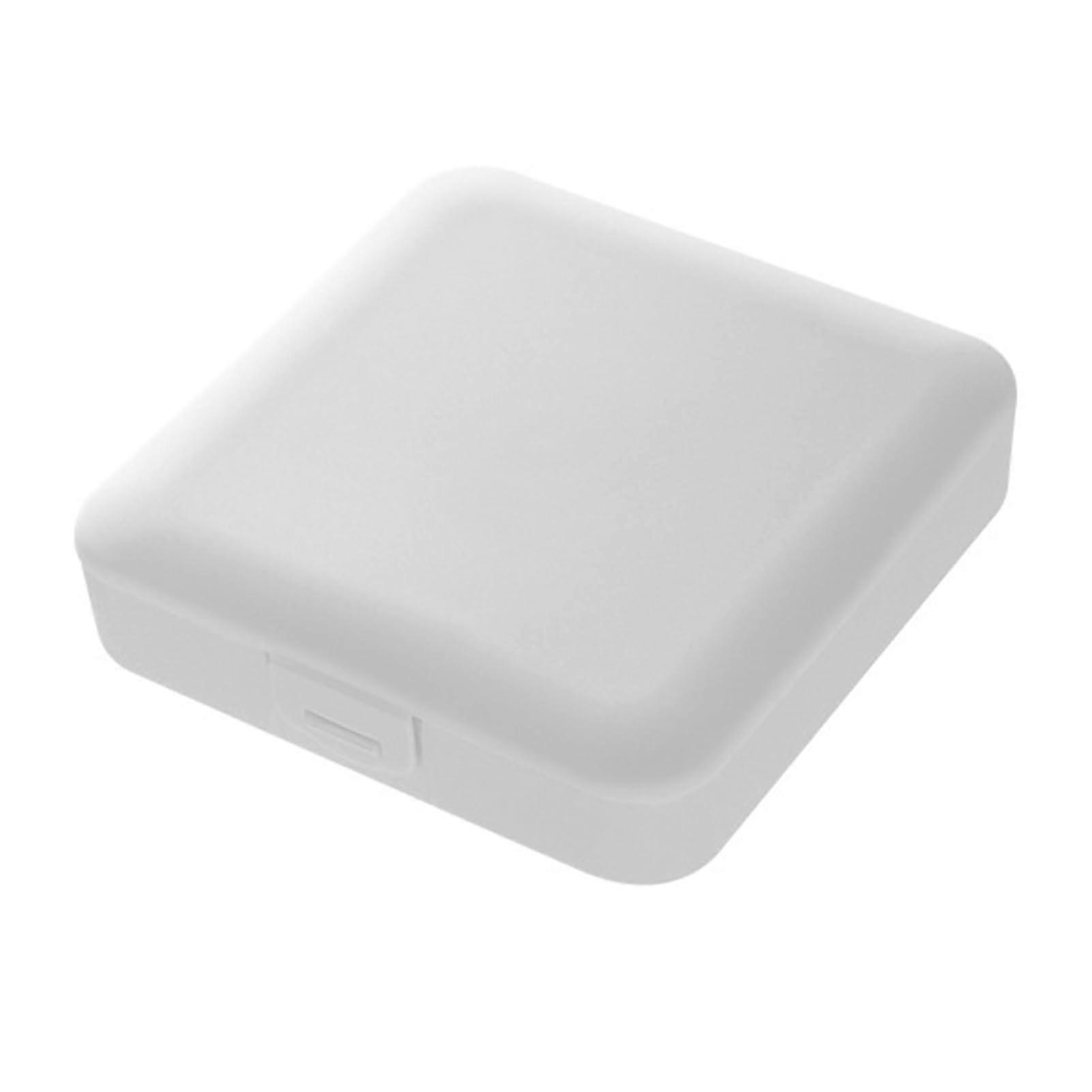 Sanitary Napkin Storage Bag, Small Portable Menstrual Pad Organizer, Large Capacity with Simple Buckle in White