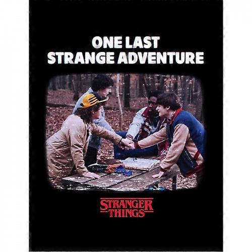 Stranger Things 5 One Last Strange Adventure Framed Poster