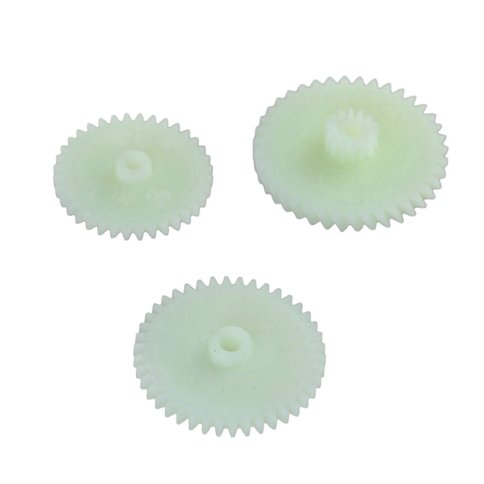 Set of 3pcs Movement Gears for D8268 D8269 D8437 D8543 D7160 Cassette Deck Recorder Player Repair Accessory Multicolor