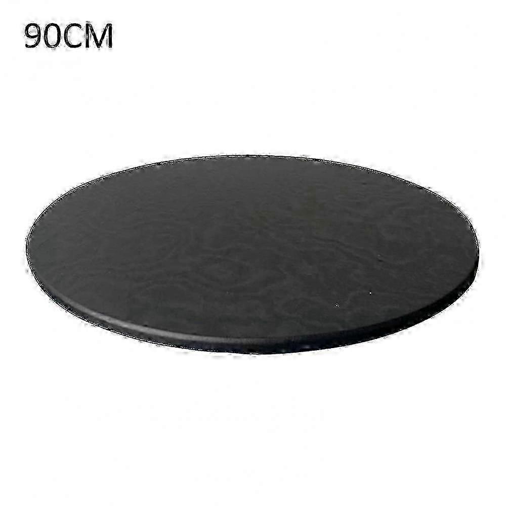 Waterproof Round Tablecloth Elastic Edge Wipeable Kitchen Protector for Home