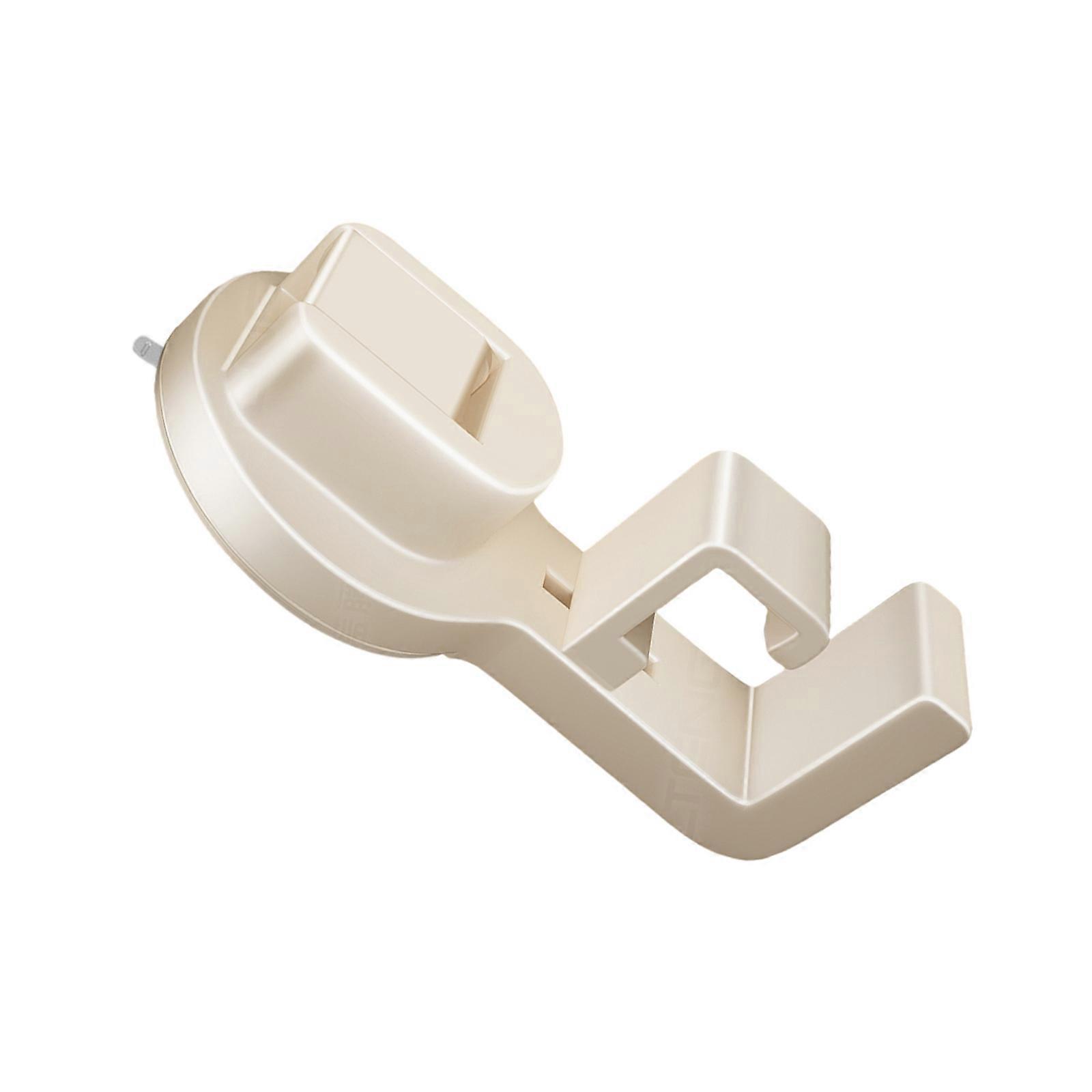 2 Pieces Simplistic Suction Cup Basins Organizers Craft From Sturdy Plastic Materials Portable Accessory Daily Use  Milk white