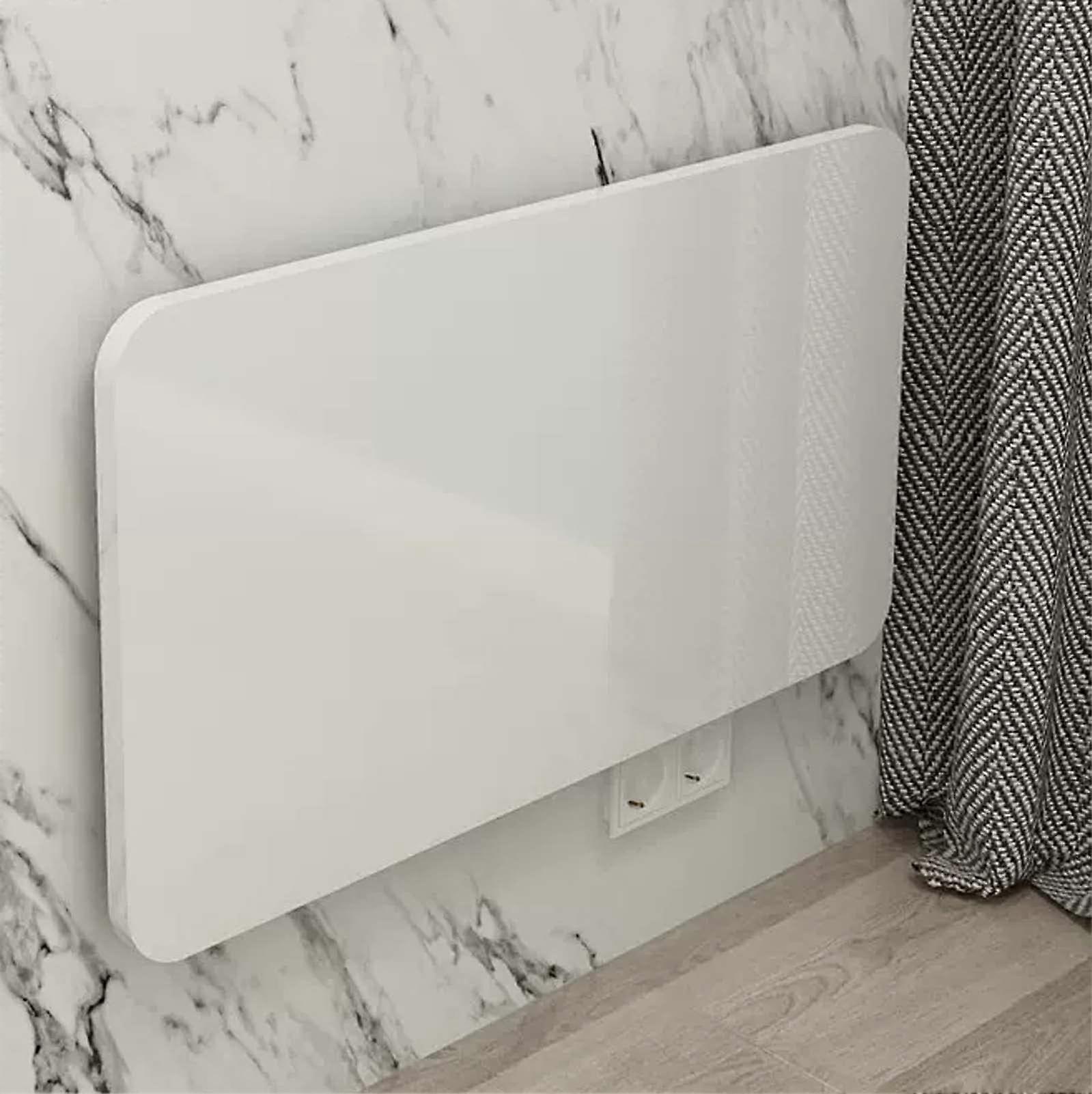 Exquisite Laundry Shelf With Metal Brackets Wall Mounted Folding Workbench Collapsible Leaf Table Fold Table 60x40cm