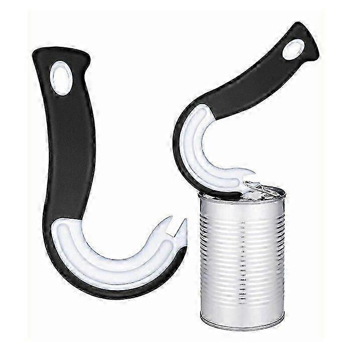 2 Pieces Easy Open Ring Pull Can Opener Easy Pull Can Opener Manual Ring Pull Can Opener Ring Pull Can Opener for