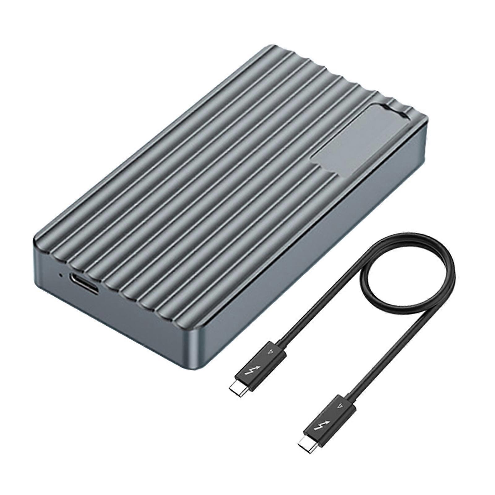 USB4 40Gbps M.2 NVMe Solid Disk Case Box Fast Speed and Efficient Heat Dissipation USB4.0 Supports 2242 2260 2280 Solid Disks Multicolor