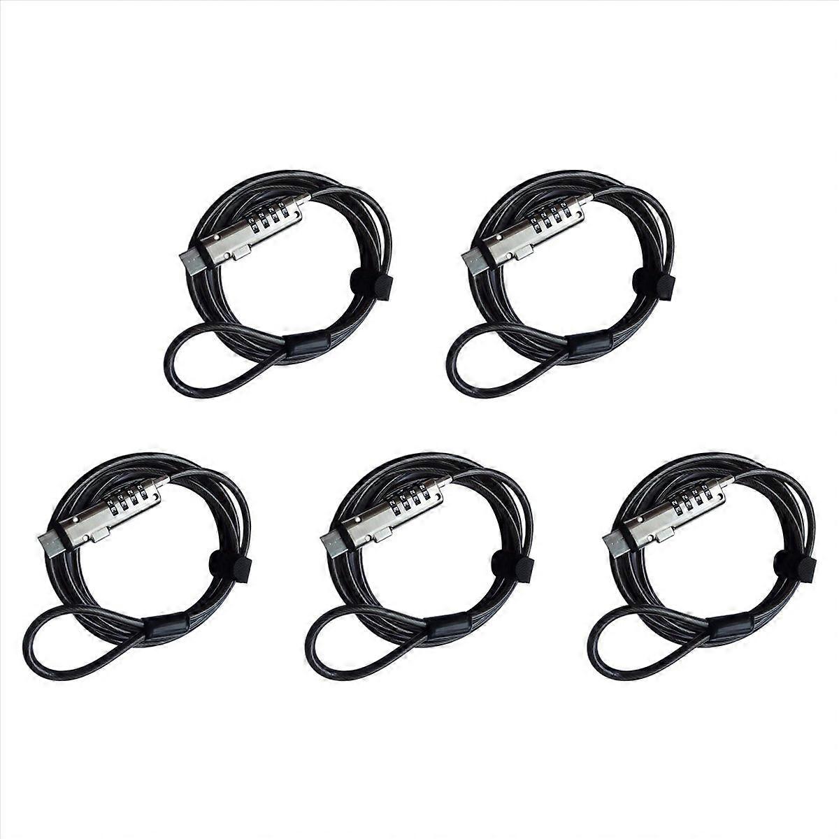 5X Security USB Password Anti-Theft Lock, Used for Anti Theft Function on Laptop, Tablet, Projector,