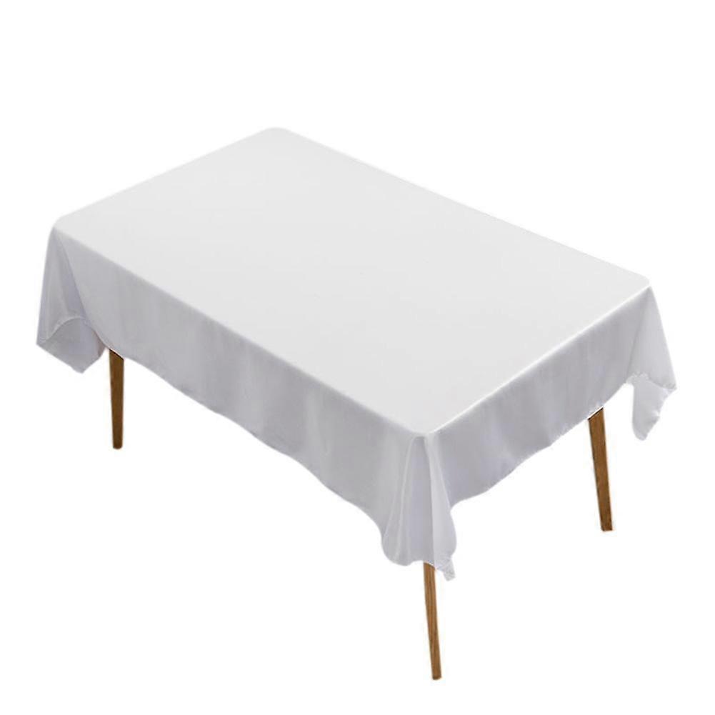 Wiederverwendbare Polyester-Tischdecke, einfarbig, rechteckig, Stoff