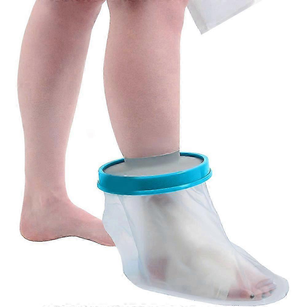 Comfortable foot cast protector for shower and bath use