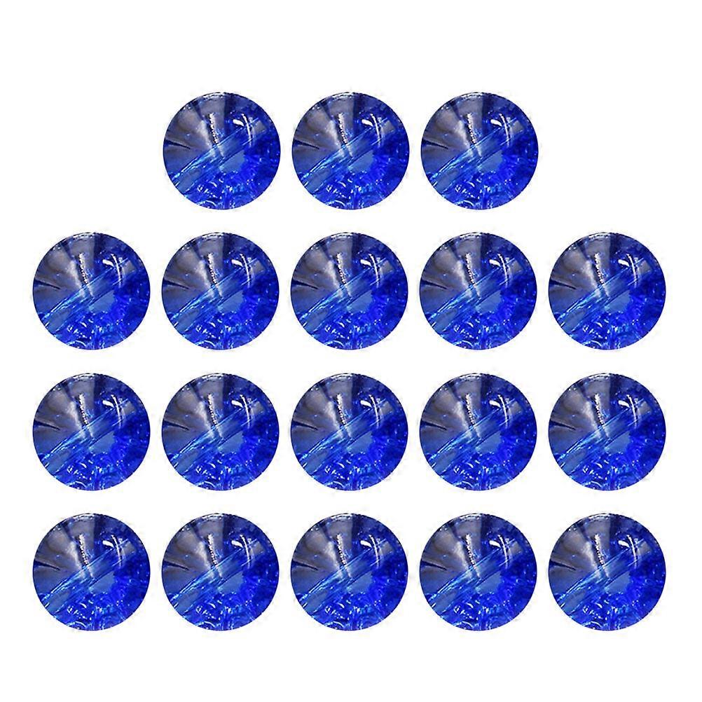 Coat Button Clear Crystal Button for DIY Use 50Pcs Blue Sweater Fasteners