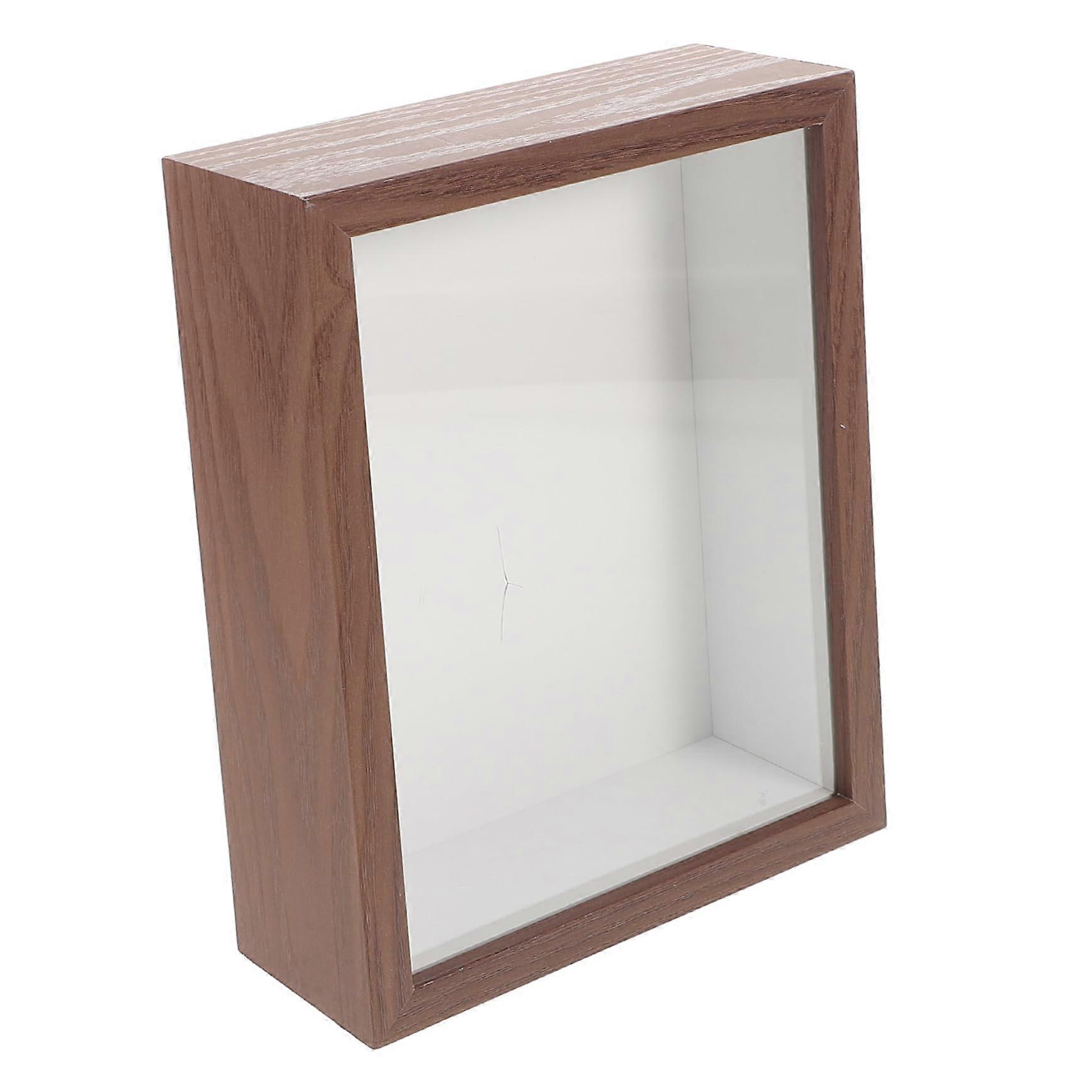 Shadow Box Display Case Acrylic Frame for Flowers, Figurines, Keepsakes Wall or Tabletop Decor