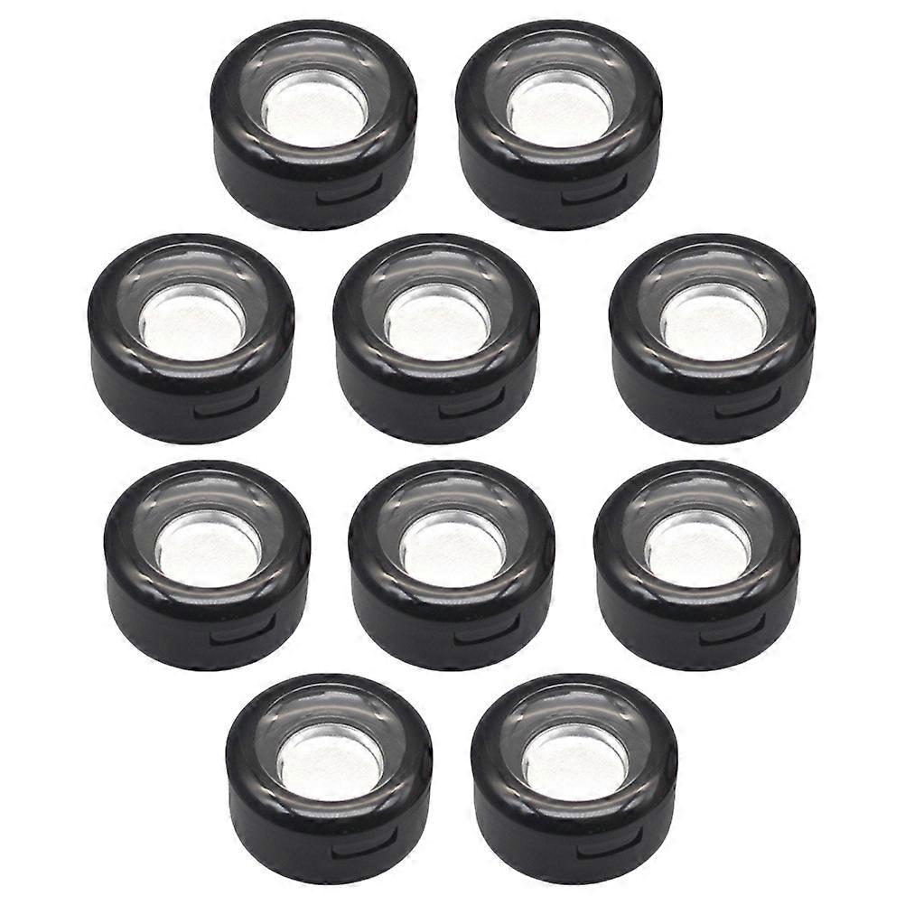 Empty Eyeshadow Box Compact Case for Storage Use 10Sets Black Aluminum