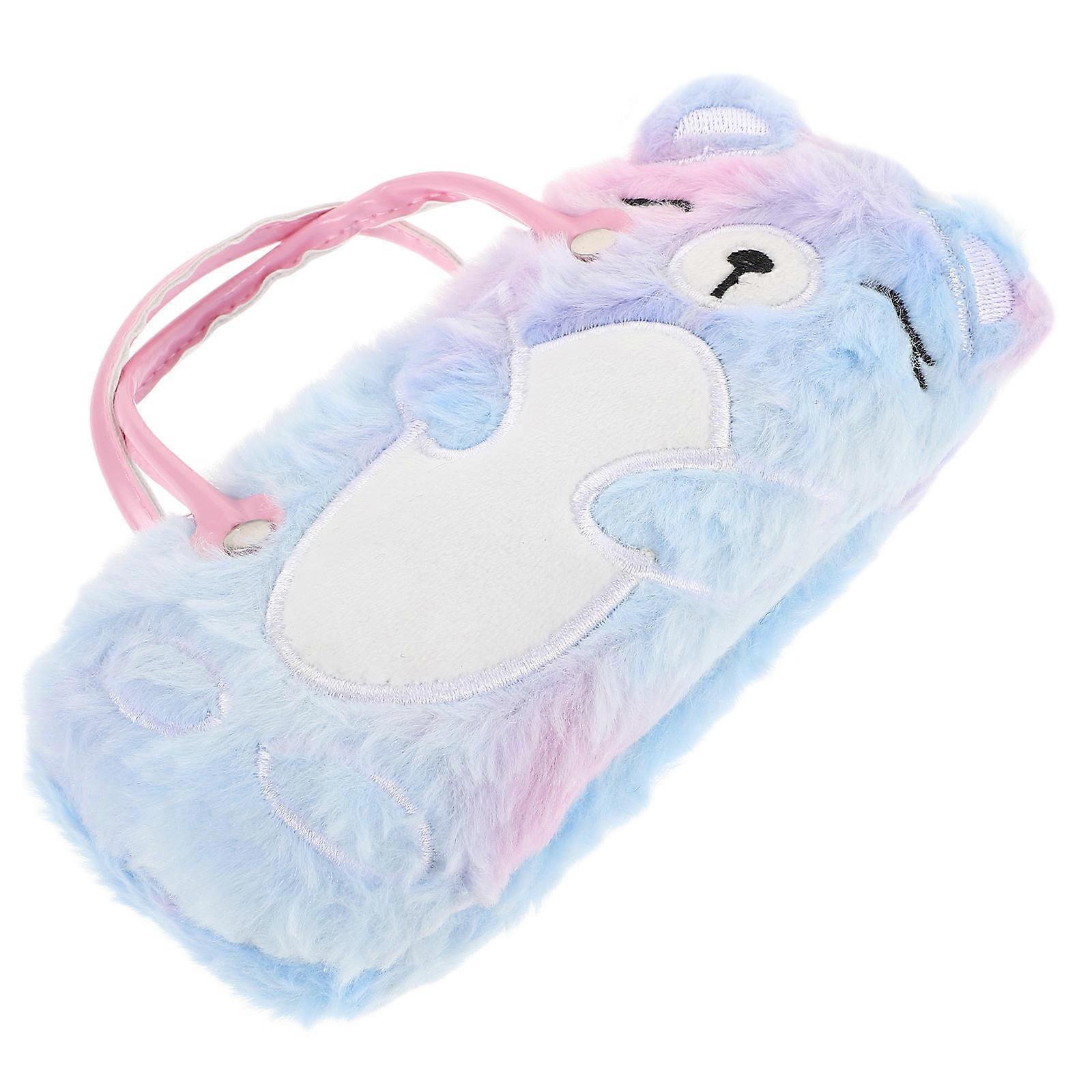 Assorted Color Bear Eyeglass Case for Storage Use Foldable Design