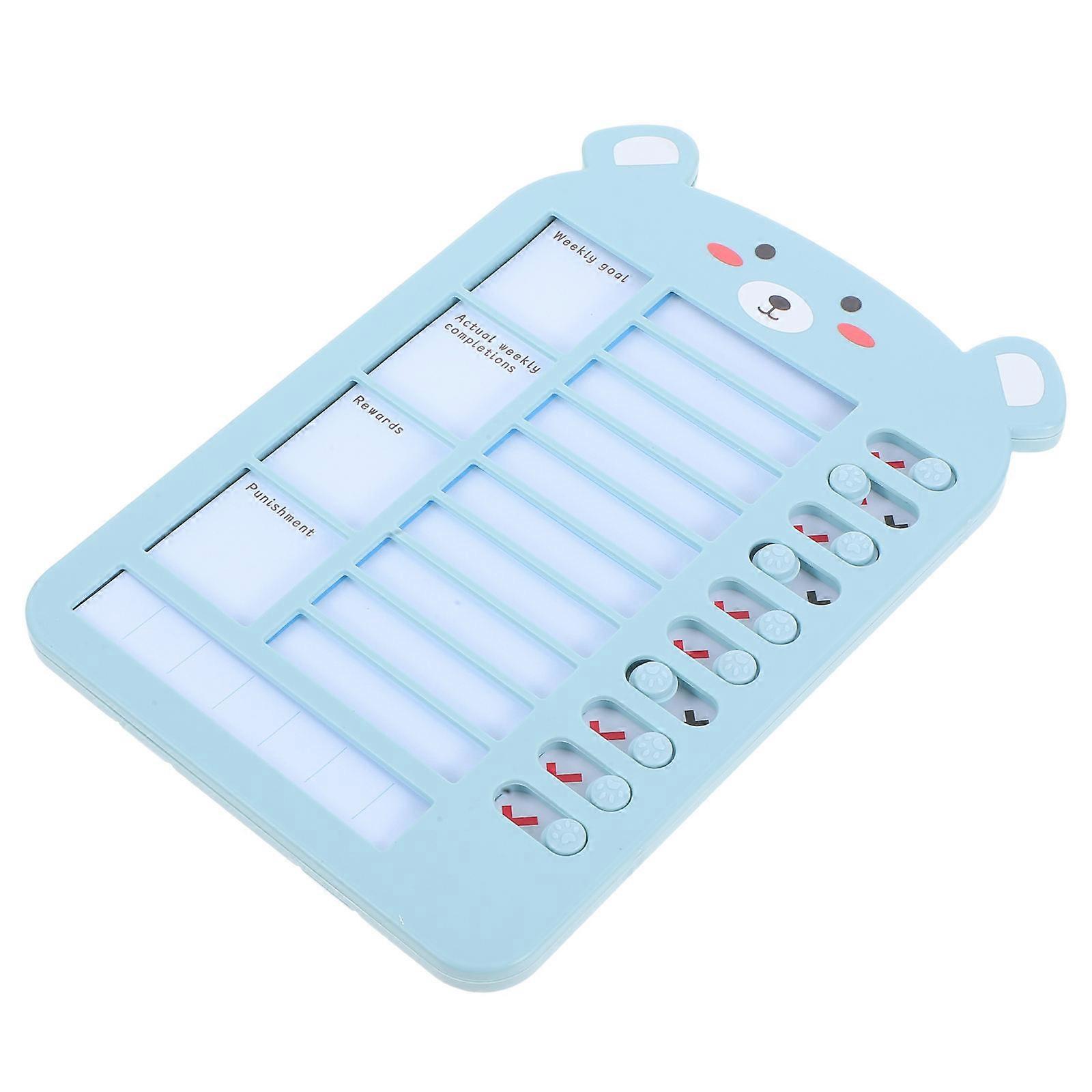 Child Self-Discipline Punch Card Chores Chart for Task Planning